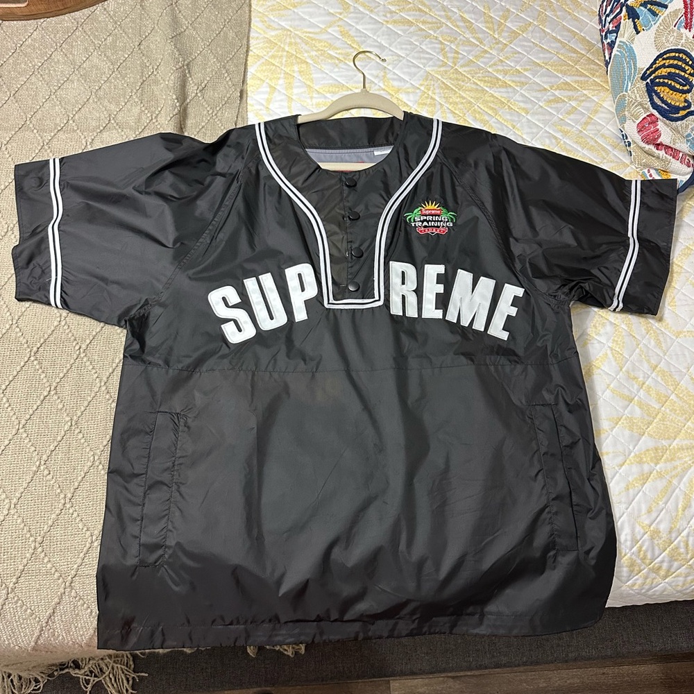 Supreme Baseball Jersey Rain Shirt